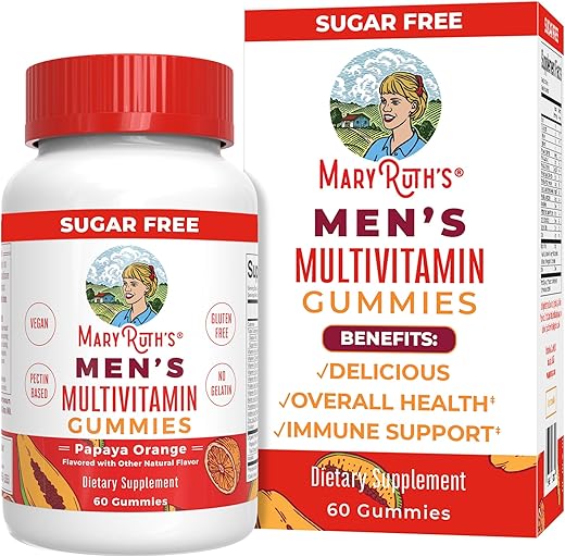 Mens Multivitamins Gummies by MaryRuth's | Vegan Mens Vitamins | Mens ...